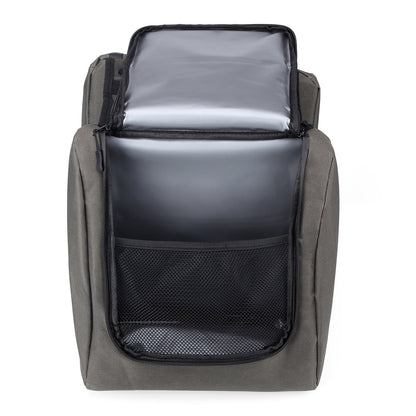 Brisby Dubbele Fietstas 28 Liter – Koeltas en Lunchtas – 4-laags Geïsoleerd – Voor Gewone en Elektrische Fiets – Waterafstotend met Waterdichte Ritsen – Misty Green