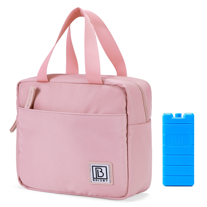 Brisby Koeltas 4L smooth pink - incl. koelelement