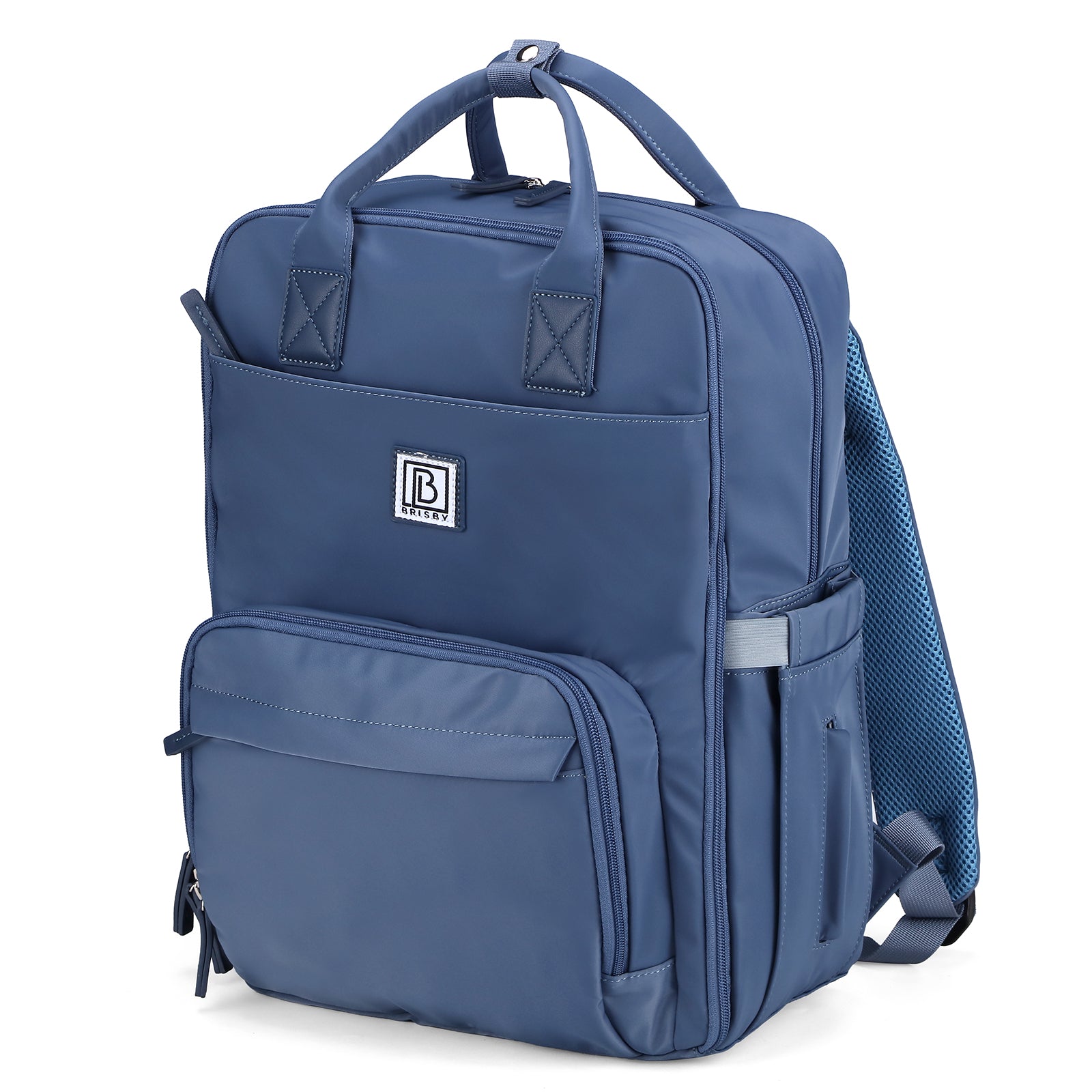 Brisby Slijtvaste Luiertas – Verzorgingstas – met Buggymontage - Nordic Blue