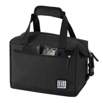 Brisby Koeltas 12L zwart - incl. 2 koelelementen, schouderband