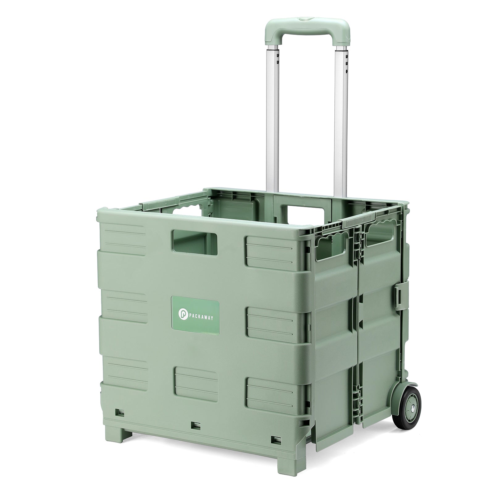 Packaway Boodschappentrolley krat XL 50L groen