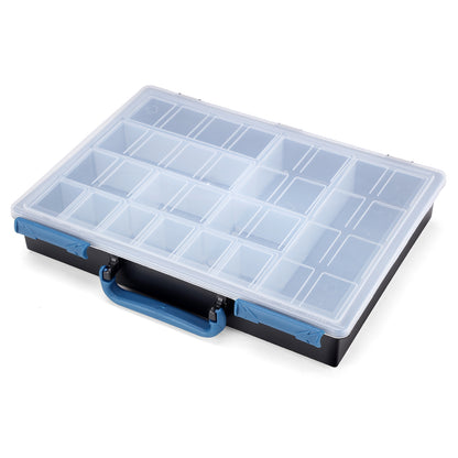 Packaway 5 Delige Draagbare Luxe  Assortimentsdoos, Assortimentskoffer Met 65 Uitneembare bakjes.