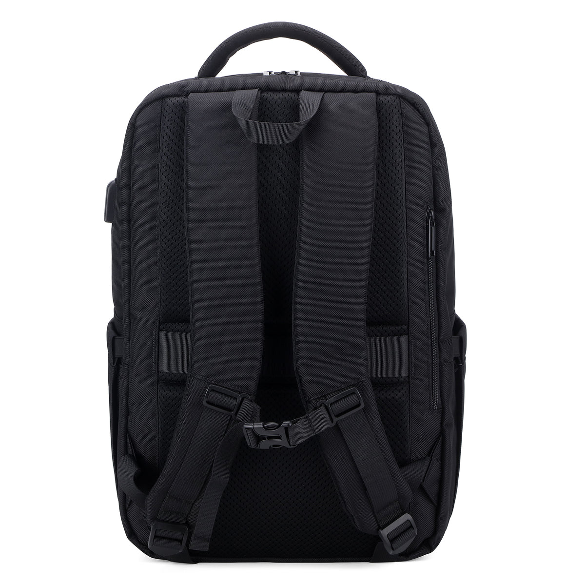 Brisby Rugzak Pro 2 – Laptoprugzak tot 15,7 inch voor Werk, School en Reizen – Waterafstotend – Met Tabletvak, Antidiefstalvak en Trolleysleeve – Zwart