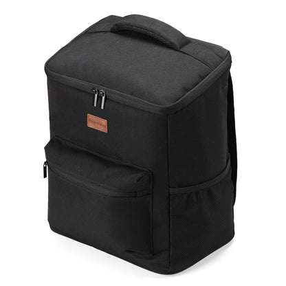 Packaway Koeltas rugzak 25L zwart - incl. 2  koelelementen, flessenopener