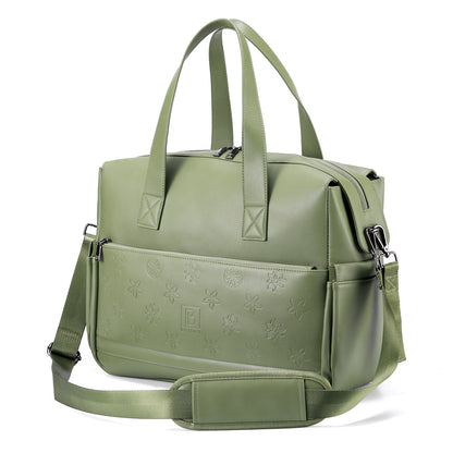 Brisby Luiertas weekendtas Venezia groen - incl. koeltas, verschoningsmat