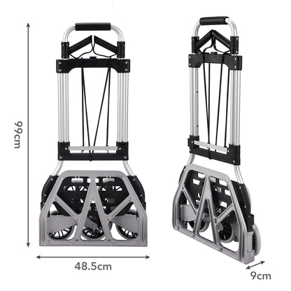 Packaway Steekwagen 120 kg - opvouwbaar - trapwielen - telescopisch handvat - aluminium