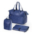 Brisby Luiertas weekendtas Venezia blauw - incl. koeltas, verschoningsmat
