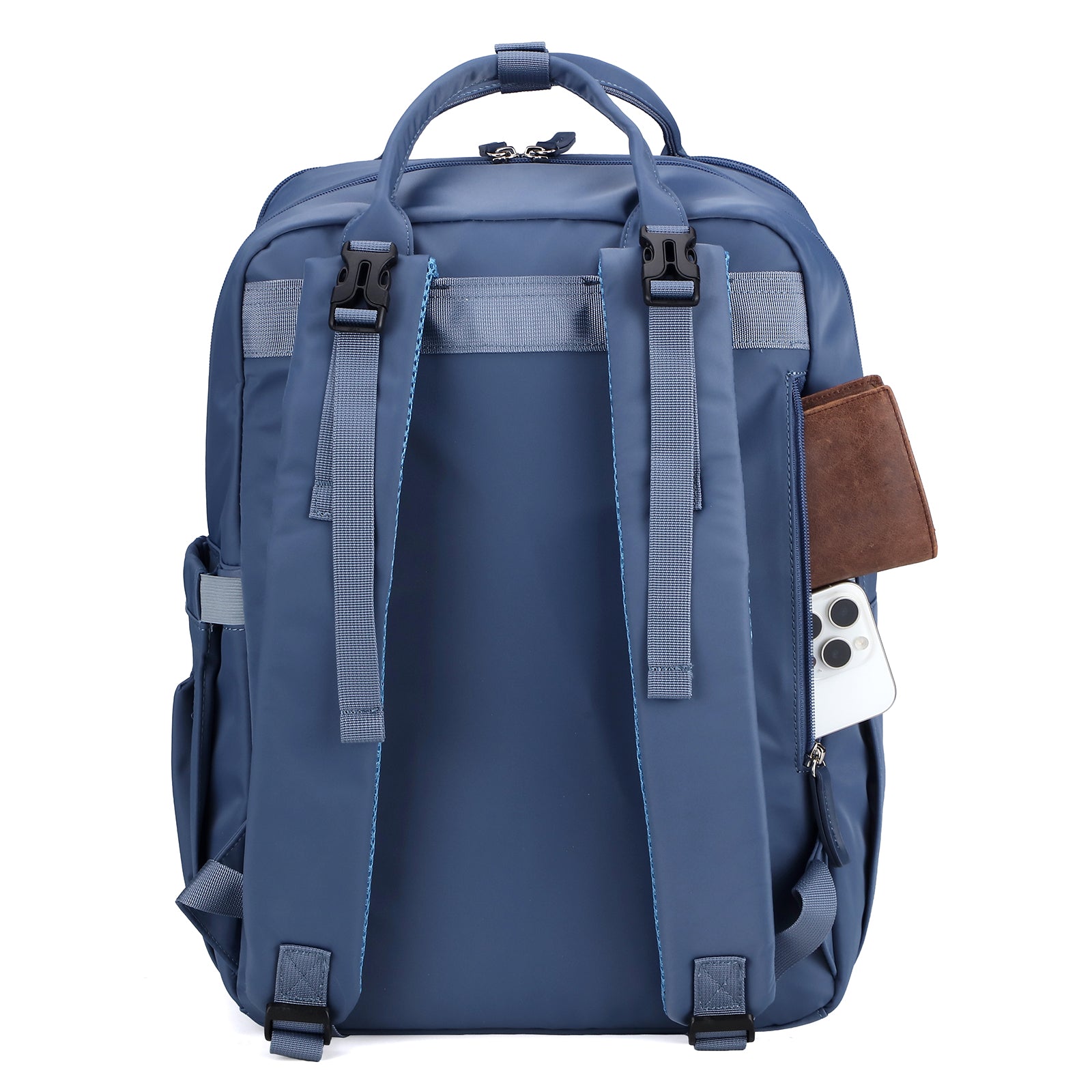 Brisby slijtvaste Luiertas – verzorgingstas – met buggymontage - Nordic Blue