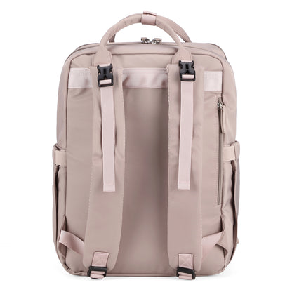 Brisby slijtvaste Luiertas – verzorgingstas – met buggymontage - Muted Rose