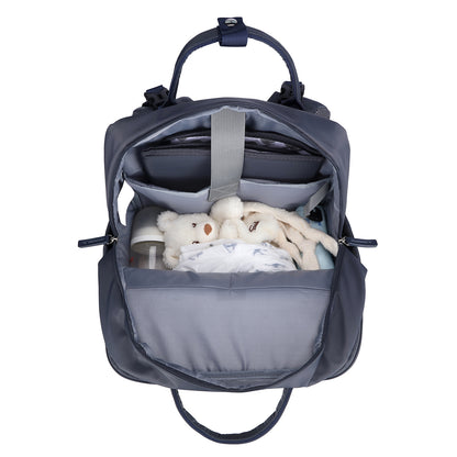 Brisby slijtvaste Luiertas – verzorgingstas – met buggymontage - Urban Blue