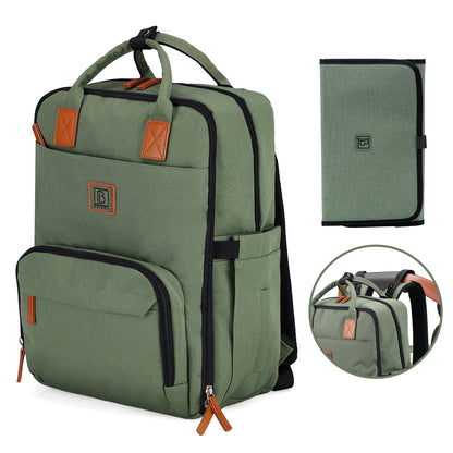 Brisby Luiertas original groen - incl. buggymontage en verschoningsmat