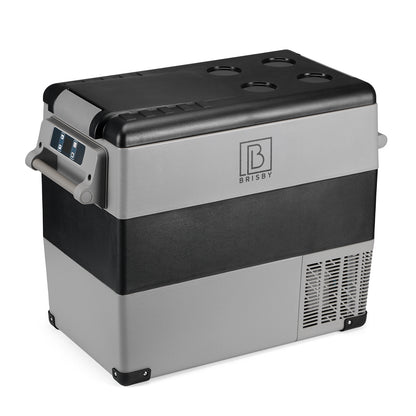 Compressor koelbox 49,5L - Dual zone - koelen en vriezen - 12V en 230V - incl. 2x 1,2L thermosbekers