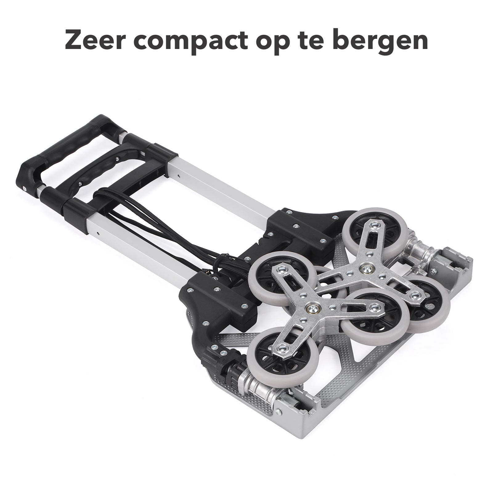 Packaway Steekwagen 70 kg - opvouwbaar - trapwielen - telescopisch handvat - aluminium