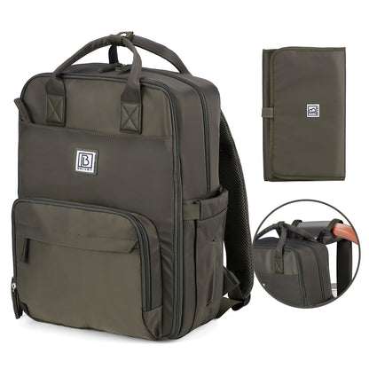 Brisby slijtvaste Luiertas – verzorgingstas – met buggymontage - Forest Green