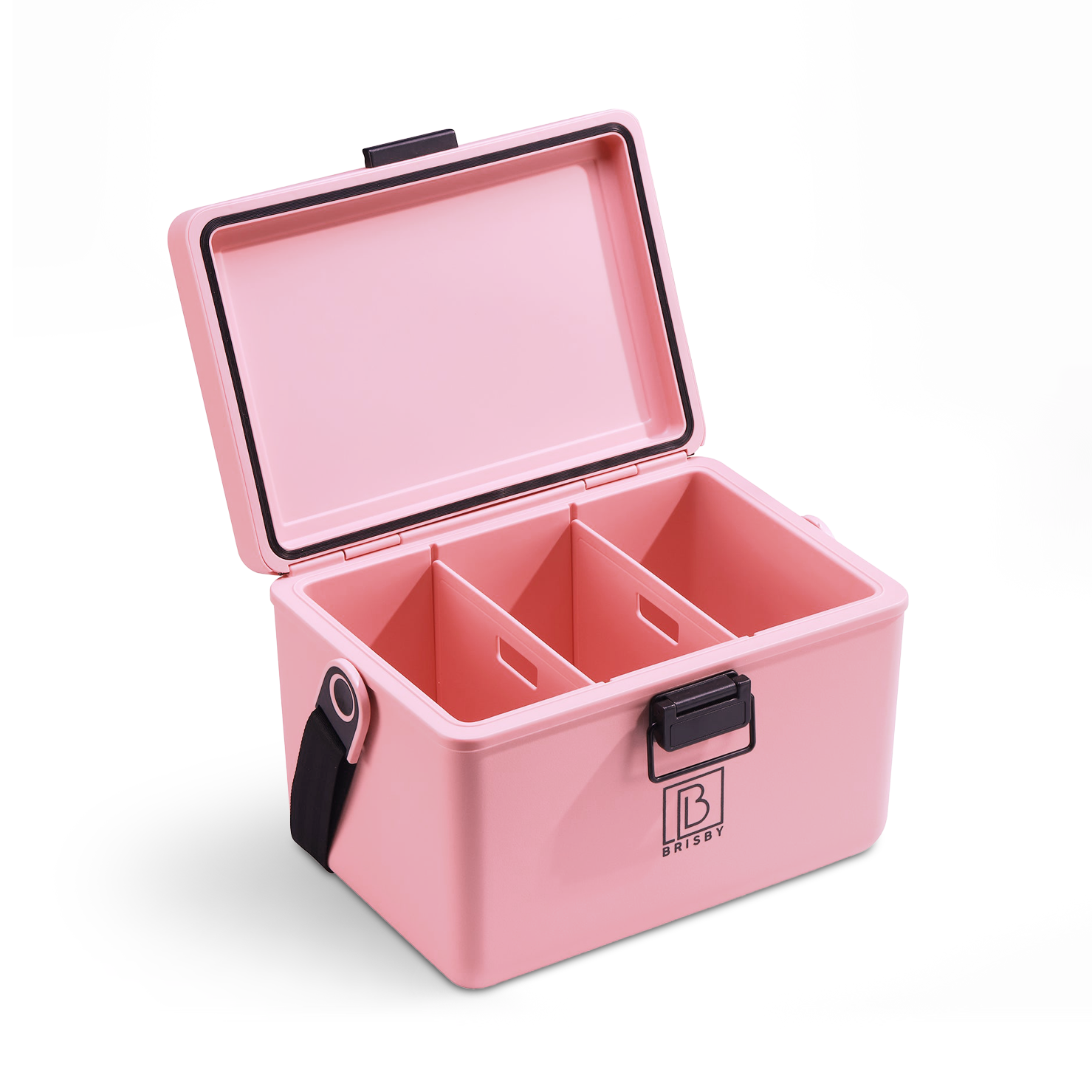 Koelbox 12L met draagband roze - dividers - snijplanken - tot maximaal 40 uur isolatie - incl. 2 koelelementen van 200ml