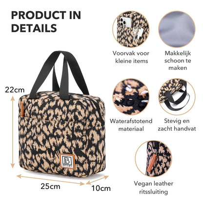 Brisby Koeltas Lunchtas 4L - Waterafstotend - Geïsoleerde Kolftas - Inclusief Koelelement - Leo
