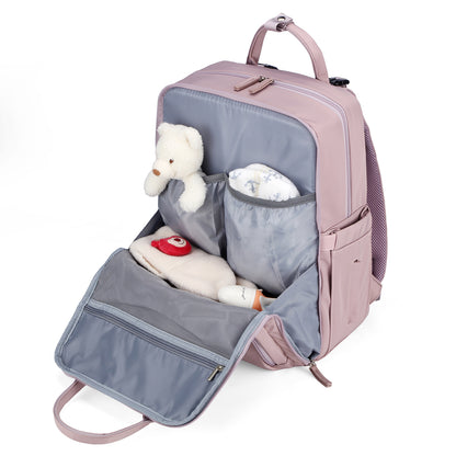 Brisby slijtvaste Luiertas – verzorgingstas – met buggymontage - Calm Lila