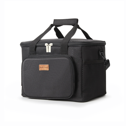 Packaway Koeltas 15L zwart - incl. 2 koelelementen, schouderband