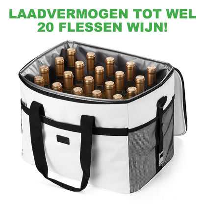 Packaway Koeltas 40L wit - incl. 6 koelelementen, draagband