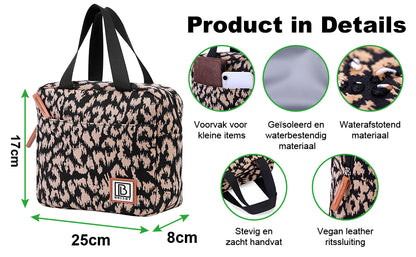 Koeltas 4L leo - Lunchtas - kolftas - 4-laags geïsoleerd - gratis koelelement