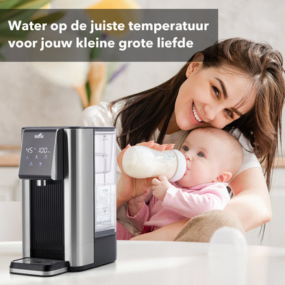 Bardi Heetwaterdispenser 2,6L set - incl. 3 thermoscups + onderzetter - instant-heating - 6 temperatuurstanden