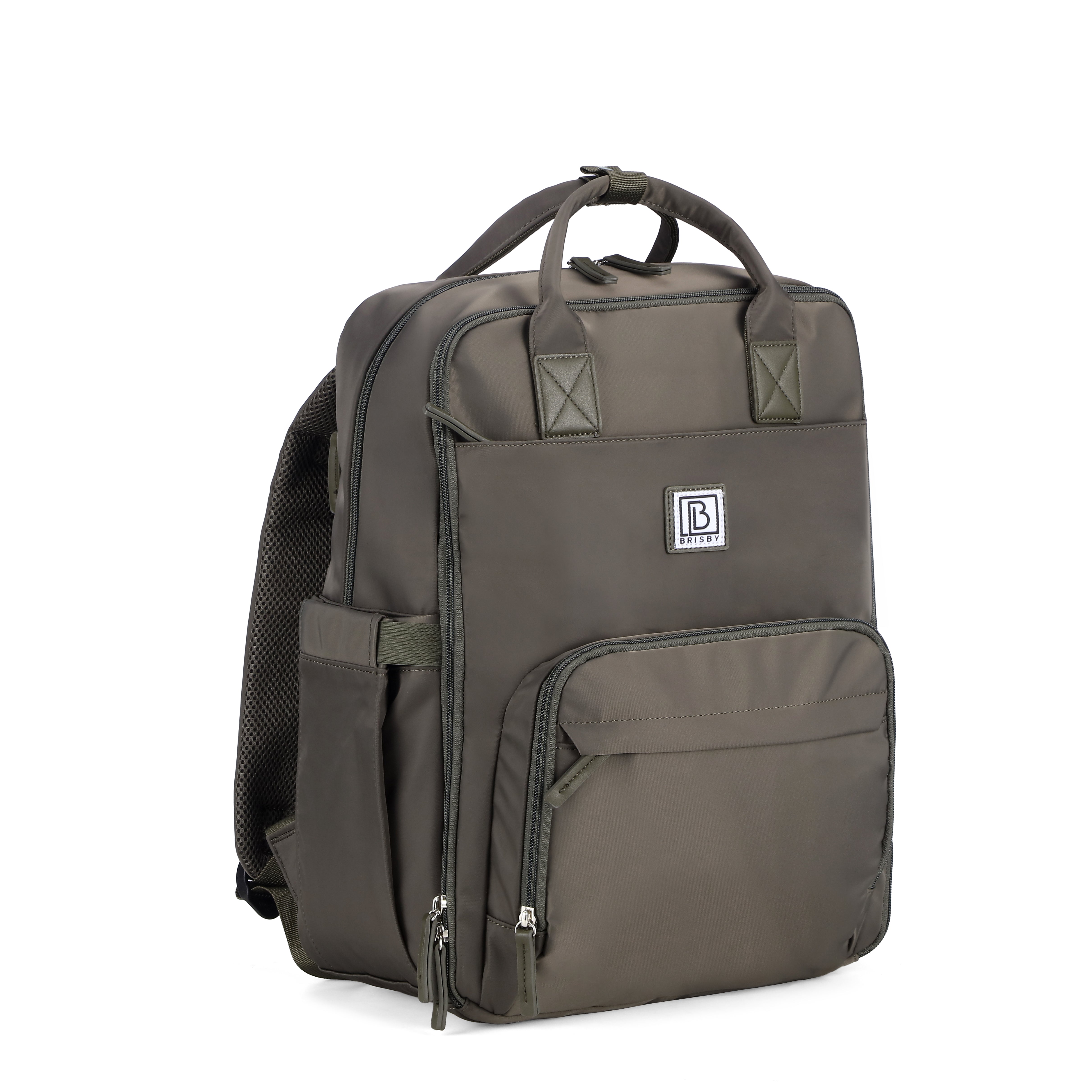 Brisby slijtvaste Luiertas – verzorgingstas – met buggymontage - FORESTGREEN