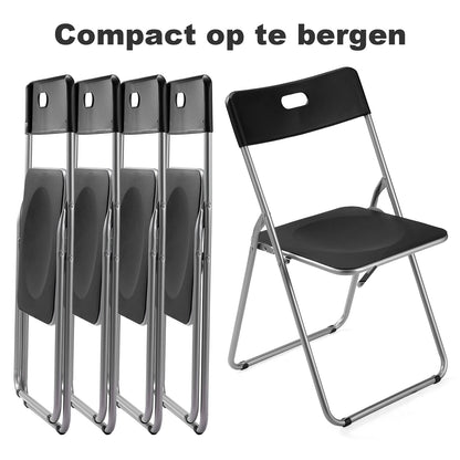 Bardi 4-delige Klapstoelen set stevig groen - 100 kg draagvermogen