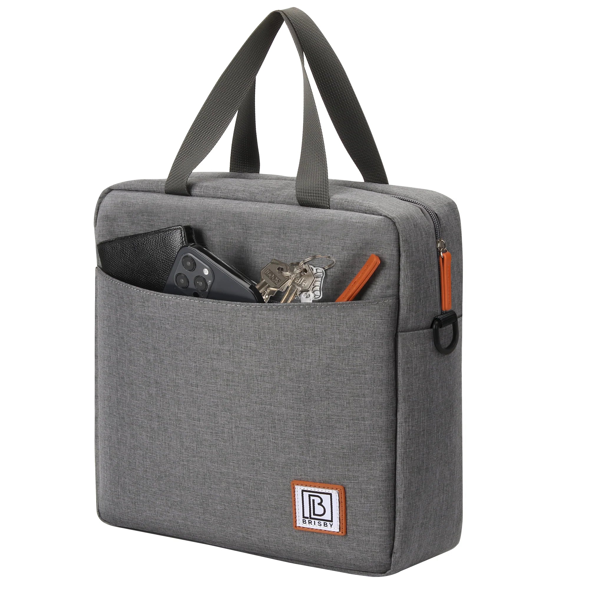 Cooler bag 7L dark gray - Lunch bag - 4-layer insulated - 2 free cooling elements - incl. shoulder strap