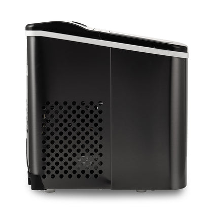 Bardi 2.0L Deluxe IJsblokjesmachine – IJsblokmaker Inclusief Luxe Thermosbeker en IJsschep – 9 Blokjes in 8 Minuten – GUNMETAL RVS