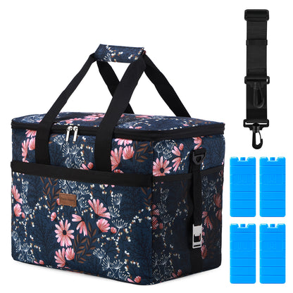 Packaway Koeltas 30L japanese flower - incl. 4 koelelementen, draagband
