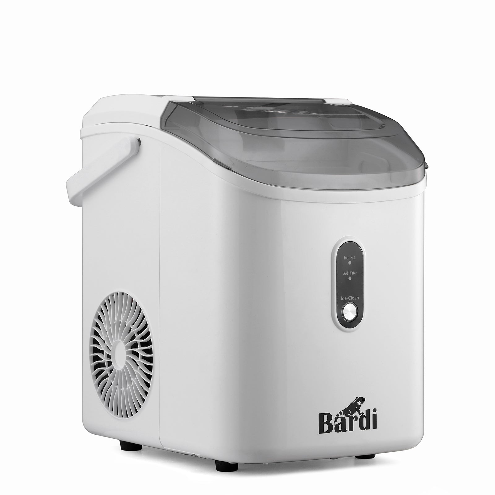 Bardi Nugget IJsblokjesmachine Rond 1,1L wit - 15 kg/24 uur - incl. thermosbeker