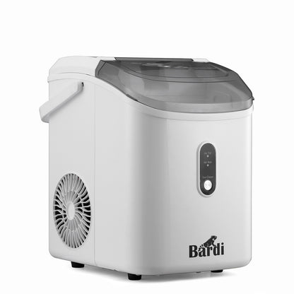 Bardi Nugget IJsblokjesmachine Rond 1,1L wit - 15 kg/24 uur - incl. thermosbeker