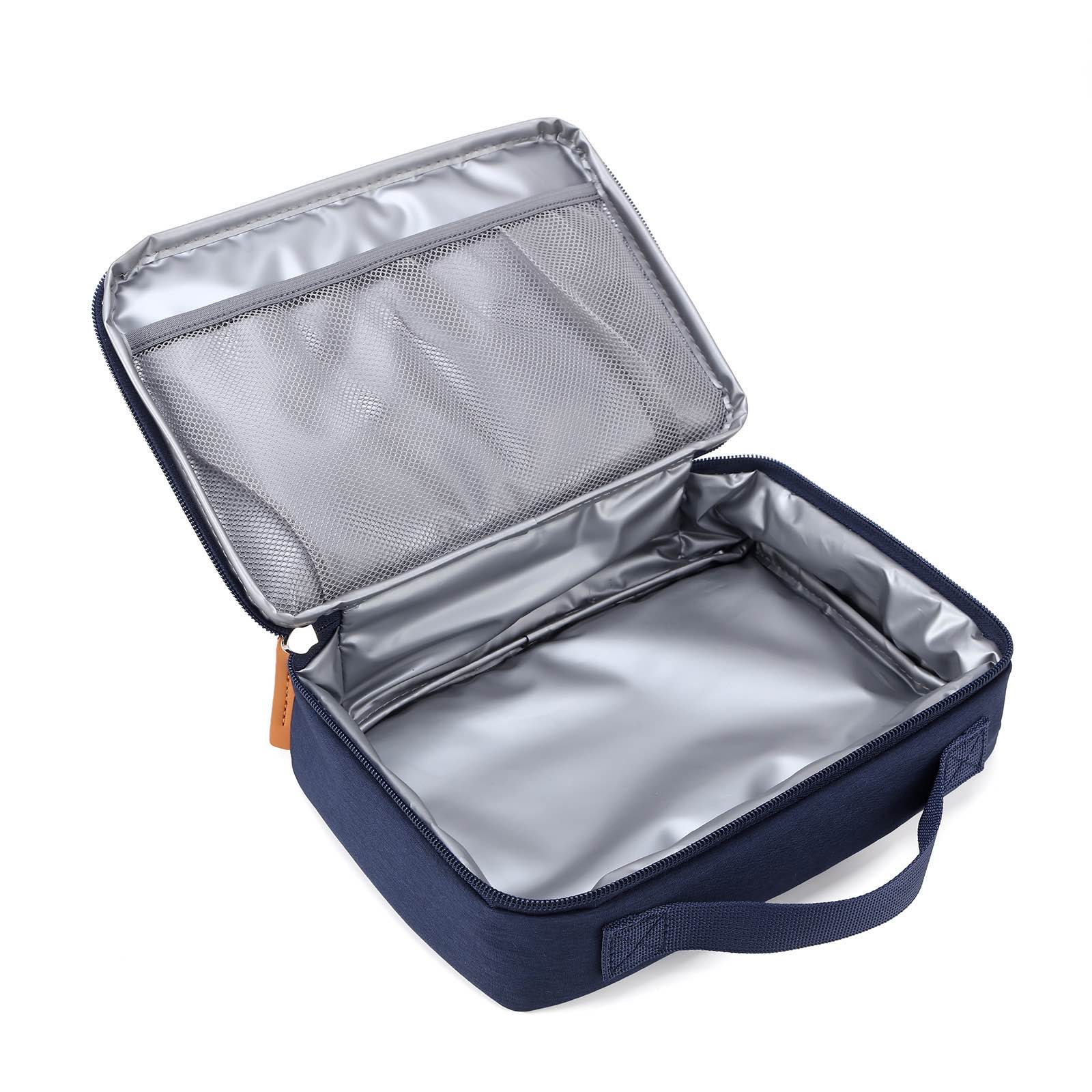 Brisby Koeltas & Lunchtas 2,5 Liter voor Kinderen - Inclusief Koelelement & Naamkaartje - Blauw