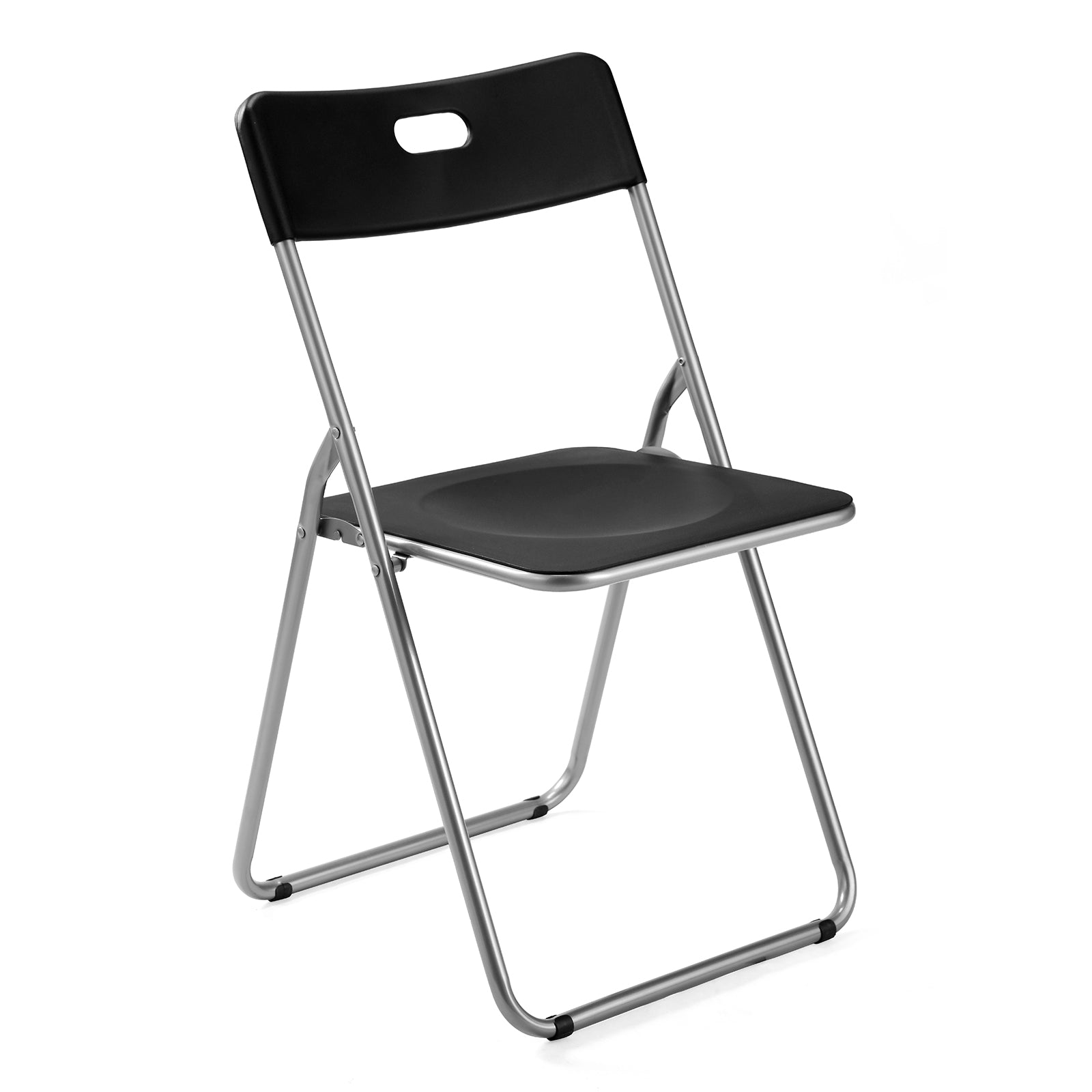 Bardi 8 Delige Klapstoelenset – Vouwstoelenset Stevige Kwaliteit, Weersbestending, 100KG Belastbaar. 44 x 45 x 79 cm. – ZWART