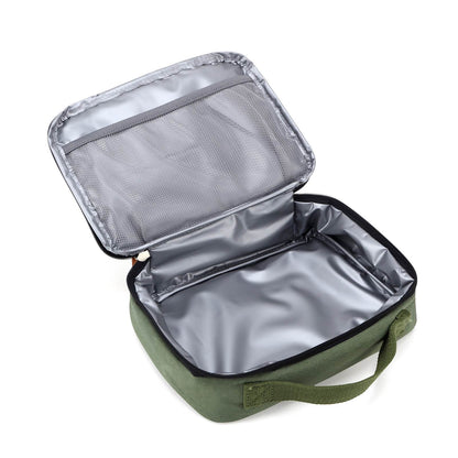 Brisby Koeltas & Lunchtas 2,5 Liter voor Kinderen - Inclusief Koelelement & Naamkaartje - Eenhoorn - Groen