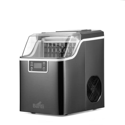 Bardi IJsblokjesmachine 3,2L ijsblokken zwart - 20 kg ijs per 24 uur - incl. thermosbeker