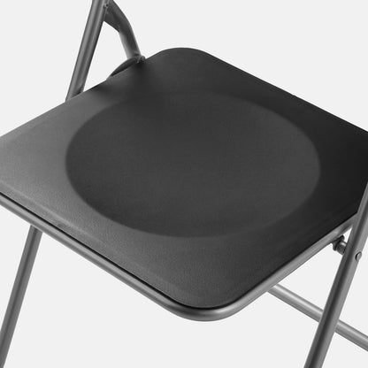 Bardi 8 Delige Klapstoelenset – Vouwstoelenset Stevige Kwaliteit, Weersbestending, 100KG Belastbaar. 44 x 45 x 79 cm. – ZWART