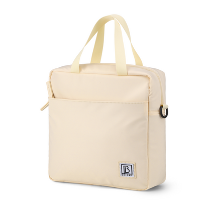 Brisby Koeltas 7L smooth crème - incl. 2 koelelementen, schouderband