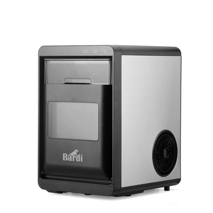 Bardi IJsblokjesmachine 1,8L crushed ice RVS - 20 kg ijs per 24 uur - incl. thermosbeker