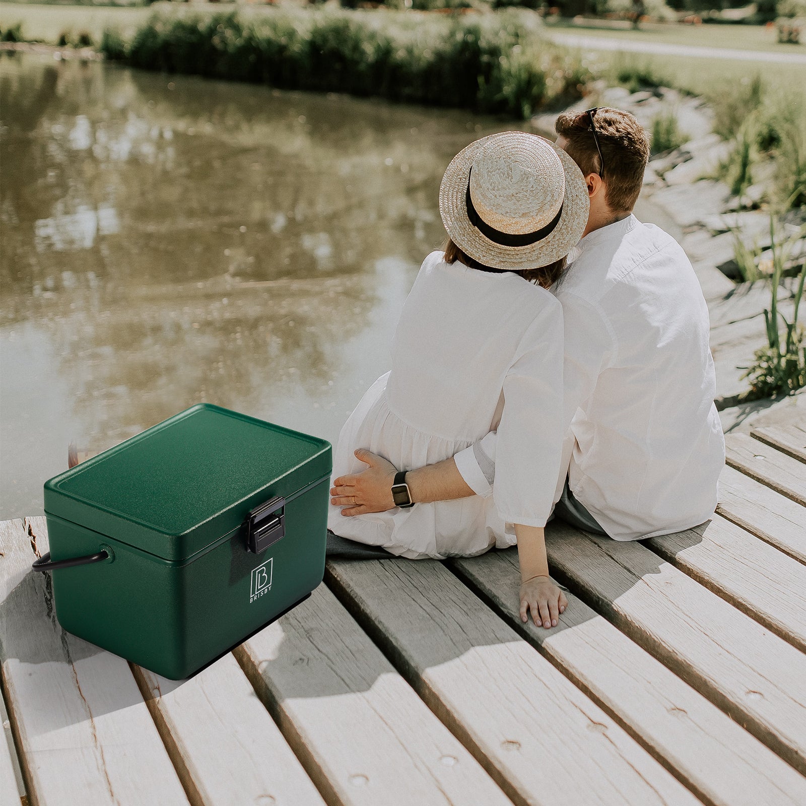 Koelbox 12L met handvat groen - dividers - snijplanken - tot maximaal 40 uur isolatie - incl. 2 koelelementen van 200ml