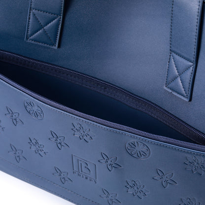 Brisby Venezia weekendtas blauw - incl. ophanghaken