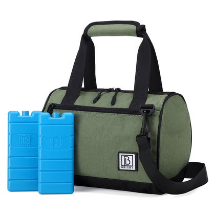 Koeltas 10L avant -  Lunchtas - 4-laags geïsoleerd - 2 gratis koelelementen - incl. schouderband - Groen