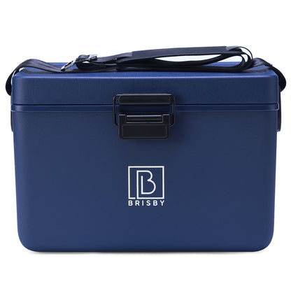 Koelbox 12L met draagband blauw - dividers - snijplanken - tot maximaal 40 uur isolatie - incl. 2 koelelementen van 200ml