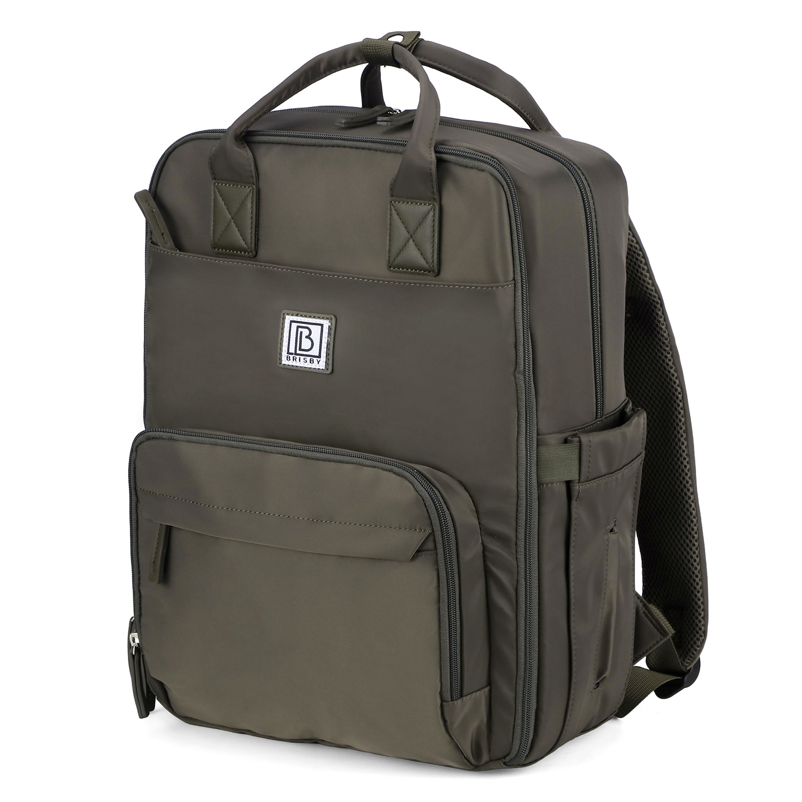 Brisby slijtvaste Luiertas – verzorgingstas – met buggymontage - Forest Green
