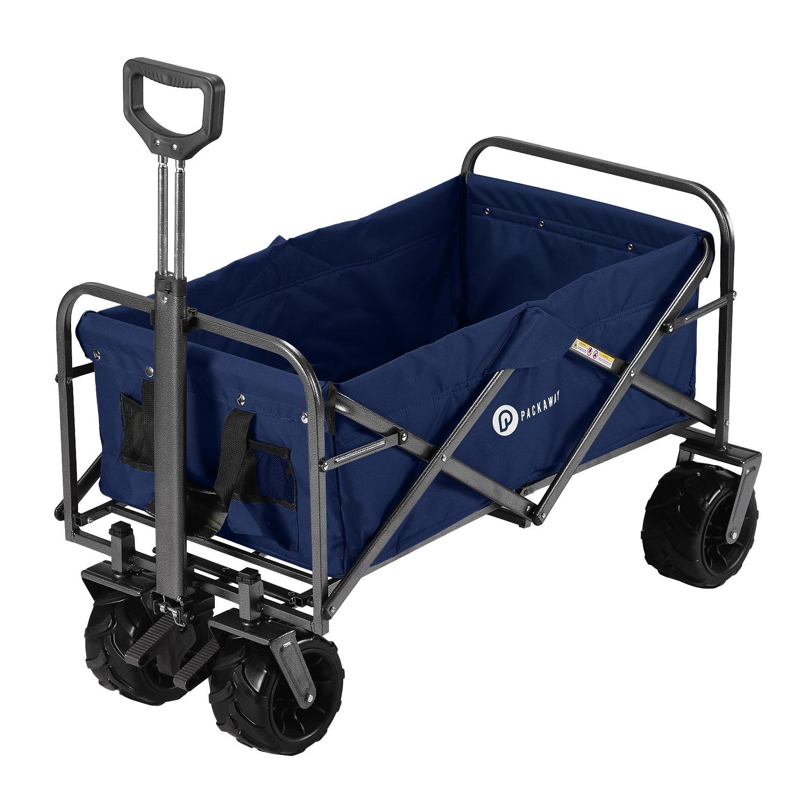 Packaway XL Opvouwbare Bolderkar Heavy Duty van Wasbaar Polyester tot 80KG – 98 x 45 cm – DONKERBLAUW