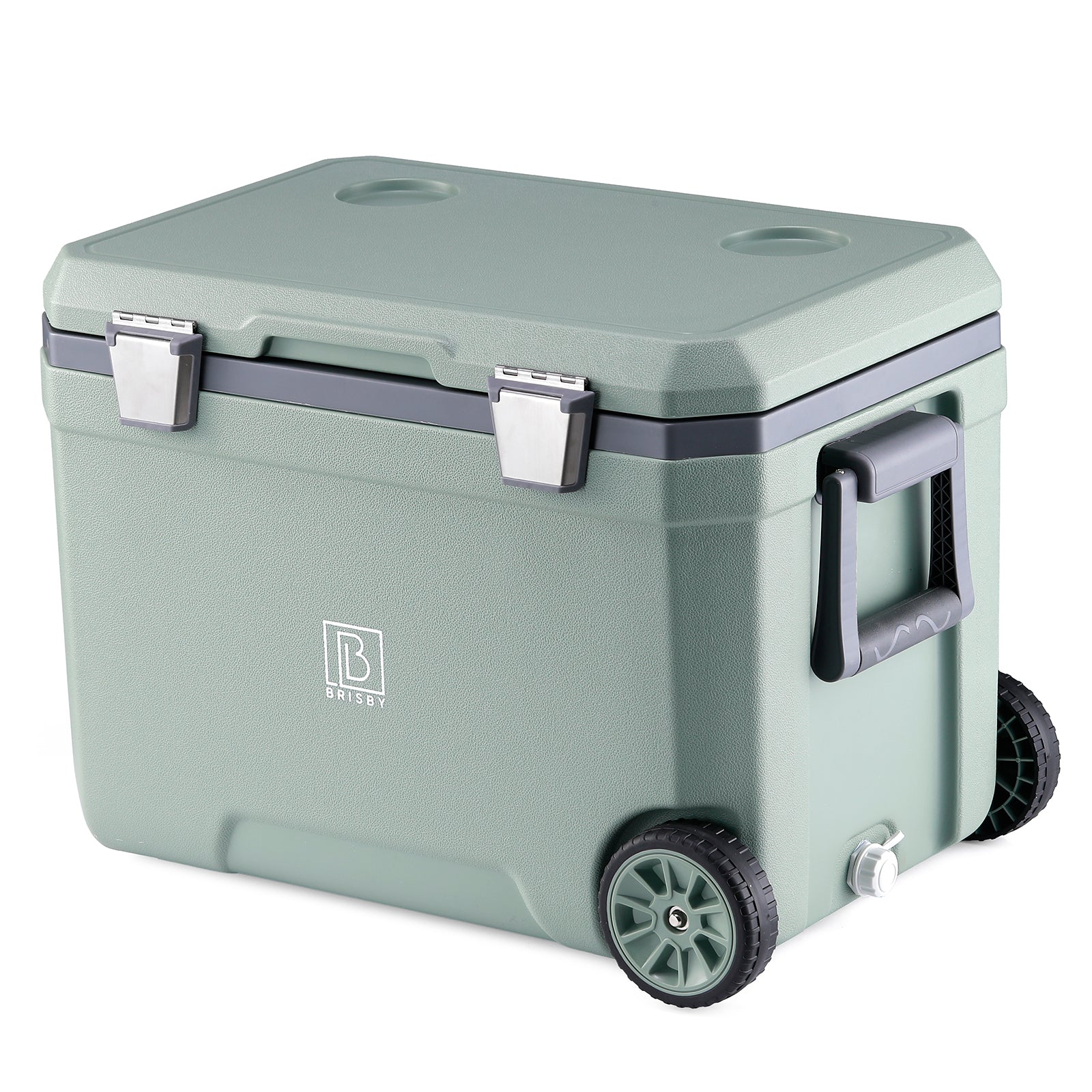 Cool box 45L green - 3 days insulation - 4 cooling elements - temperature-safe closure