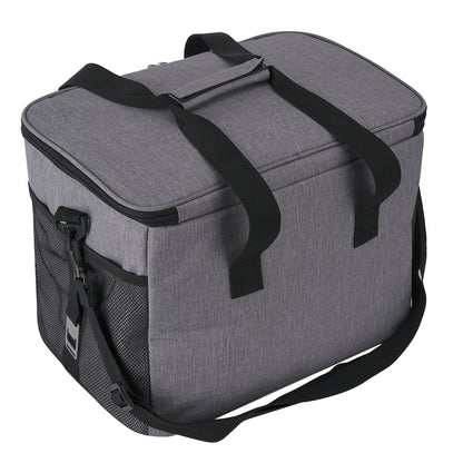 Packaway 4 Laags Geïsoleerde Koeltas - Lunchtas 30 liter  - Inclusief Divider - Grijs