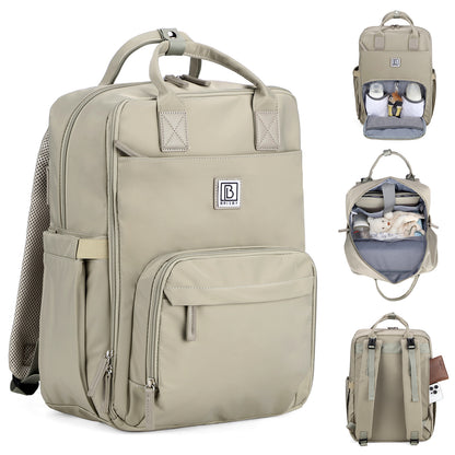Brisby slijtvaste Luiertas – verzorgingstas – met buggymontage - Mist Green