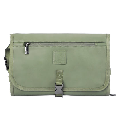 Brisby Luiertas weekendtas Venezia groen - incl. koeltas, verschoningsmat