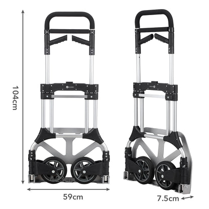 Packaway Professionele Opvouwbare Steekwagen 250 kg – Inklapbare Transportkar – 10 kg – Inklapbare Wielen en Schep